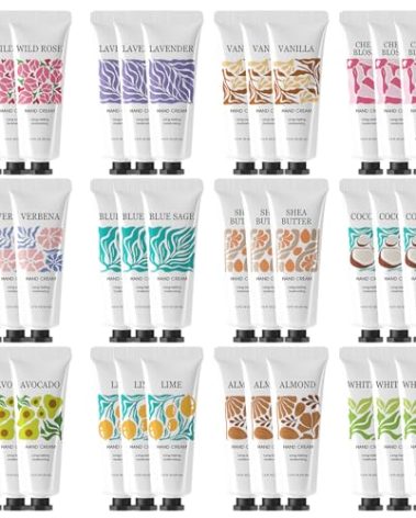 BODY & EARTH # LOVE 36 Pack Hand Cream Gifts Set for Women, Mini Moisturizing Hand Lotion For Dry Hands, Travel Size Hand Cream Bulk Hand Lotion Gifts for Women, Bridesmaid Gifts, Appreciation Gifts