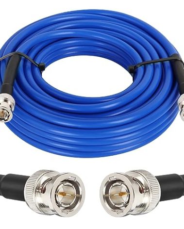 XRDS -RF 12G SDI Cable 25FT, SDI Video Cables 3G/6G/12G 75ohm BNC Male Cable Supports HD-SDI/3G/6G-SDI/4K/8K for Video Security Camera Converter