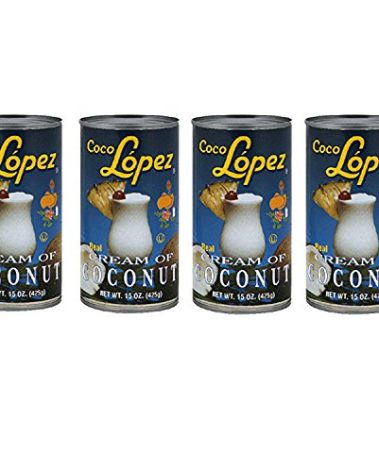 Cream of Coconut Coco Lopez Set of 4 Can