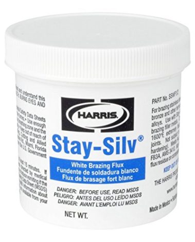 HARRIS SSWF5 Stay Silv Brazing Flux, 5 lb. Jar, White