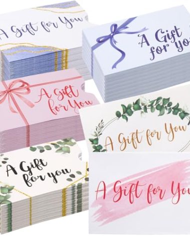 300 Pack Card Sleeves Credit Card Protector Hotel Key Card Holders Mini Business Card Envelopes