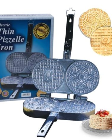 C. Palmer Extra Thin Pizzelle Iron, Model 7500, Electric Pizelle Maker, Made in America