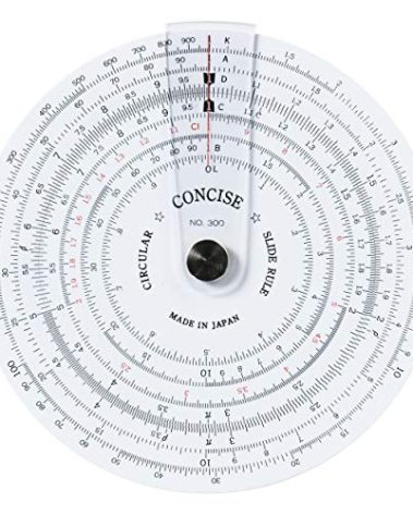 Concise 100829 Ruler Circular Calculator 300