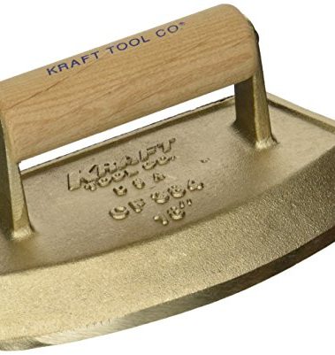 Kraft Tool CF384 Diameter Chamfer Tube Bronze Edger with Wood Handle, 18-Inch