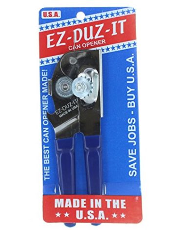 EZ-DUZ-IT Can Opener, (Blue)
