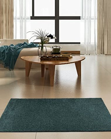 Bright House Solid Color Custom Size Runner Area Rugs Forest Green - 2' x 3' Rectangle, Indoor, Perfect for Living Room, Bedroom, Dining Room, Entryway, Doorway, Pet & Kids Friendly Rug, Wedding