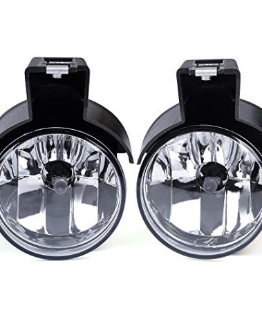 CHEDA Fog Lights Assembly Compatible with 1998 1999 2000 Dodge Durango Dakota Pickup Front Lamps Set Pair 55076793 55076792(Clear lens)