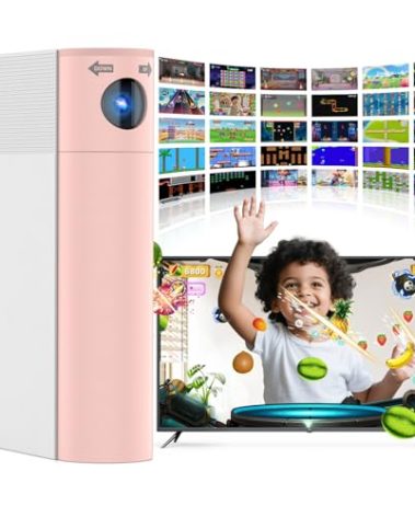 Gaming Console for Kids: Active Video Game System with 28 Built-in Games