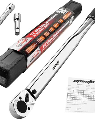 EPAuto 1/2-Inch Drive Click Torque Wrench,25-250 ft.-lb./33.9~338.9 Nm