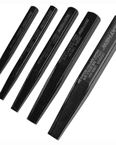 Mayhew Tools 37332 Screw Extractor Set, 5-Piece, Black Oxide Finish