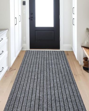 ANTPOP Runner Rug 2ft x 8ft Outdoor Indoor Runner Rugs with Rubber Backing Washable Rug Runner Carpet for Hallway Entryway Kitchen Bathroom Laundry Room Balcony Garage Patio