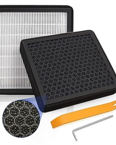 CF10285 Premium HEPA Cabin Air Filter Upgraded Air Filter with Activated Carbon for Toyota Camry Corolla Prius Rav4 Highlander 4Runner Tundra/Lexus Es300H ES350 GS300 GS350 GS430 GS460 GX460 CP285