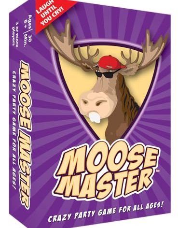 Moose Master - Laugh Until You Cry Fun - Your Cheeks Will Hurt from Smiling and Laughing so Hard - for Fun People Looking for A Hilarious Night in a Box