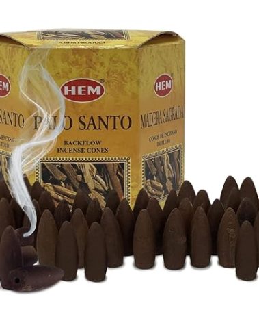 TRUMIRI Palo Santo Backflow Incense Cones For Waterfall And Mat Bundle Inciensos Aromaticos|Incienso|Inciense|Insienso