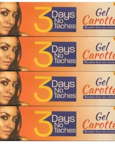 Gold Skin 3 Days No Taches Gel Carotte Cream Carrot (4 Pack)