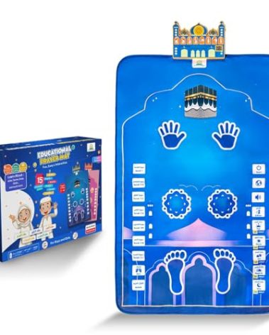 ALMOSTAQIM Educational Prayer Mat for Kids