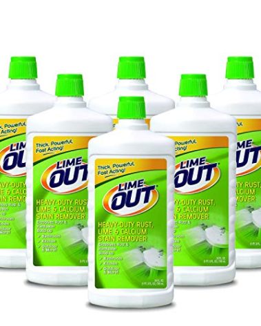 Lime Out Heavy-Duty Rust, Lime, Calcium, Rust Stain Remover, 24 Ounce, Pack of 6