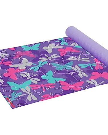 Antsy Pants Kids Yoga Mat - Yoga Mats for Kids, Home Workout, Travel, Fitness, Pilates, Stretching, Sturdy Non-Slip Exercise Mat for Toddlers, Size 60” x 24”, 3mm Thick Free of Toxic Phthalates