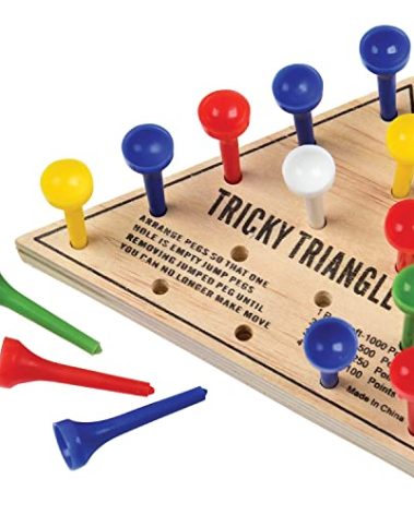 U.S. Toy Tricky Triangle Game - Travel Games, Assorted, MU845