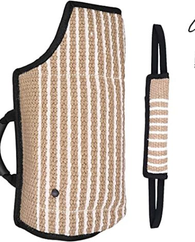 Professional Dog Bite Training Set 3 in 1 Dog Bite Sleeve Arm + Whip Agitation Stick for Dogs Training Protection for Biting + Dog Bite Pillow Tug Toy, Interactive K9 Pitbull German Shepherd Puppy