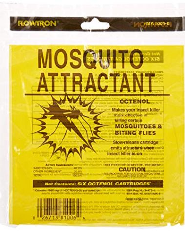 Flowtron MA-1000 Octenol Mosquito Attractant Cartridges (6-Pack), Compatible with BK-15, BK-40, BK-80, MC-9000, FC-8800