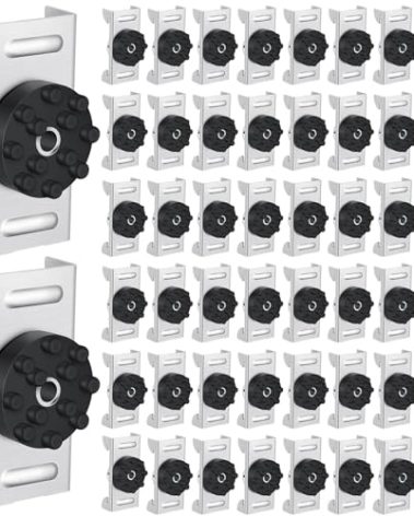 Innconee 50 Pack Soundproofing Sound Isolation Clips Ceiling Soundproofing Mounting Clip Noisy Neighbors for Apartment Recording Studio Acoustical Equipment for Wall Ceiling Studio