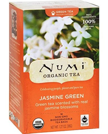 Organic Tea, Jasmine Green by Numi Tea (Pack of 2)