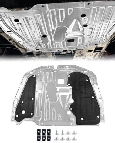 Engine Splash Shield Guard Under Car Shield Cover Board 74110-TBA-A00 Compatible with Honda Civic 2016 2017 2018 2019 2020 2021 Replaces 90674-TY2-A01 Engine Splash Guard