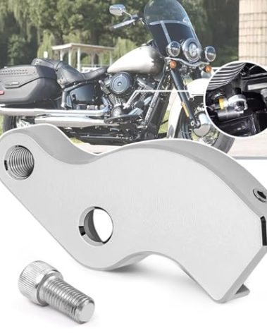 CaBYbigG EZ Shift Neutral Gear Assist Bracket for Harley M8 2018-2025 Touring 2018-2025 Softail Breakout Motorcycle Silver