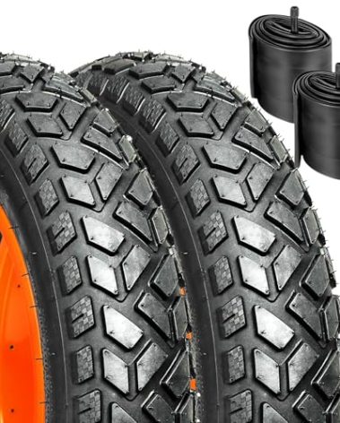 HEB ALLSCAPE 20x4.0 in Fat Tire/Tubes for E-Bike MTB, Heavy Duty High-Performance Puncture Resistant E-Bike Mountain Bike Tire, All-Terrain Directional Tread, High-Density Tire - Street & Trail Riding