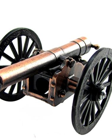 Treasure Gurus Civil War Cannon Die Cast Miniature Replica Pencil Sharpener Diecast Collectible