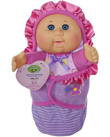 Cabbage Patch Kids Official, Newborn Baby Doll Girl - Comes with Swaddle Blanket and Unique Adoption Birth Announcement