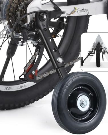 Tayizoo Training Wheels for 24 inch Bike,Compatible for Multi-speed Bike of 20 22 24 Inch,Heavy Duty Training Wheels,1 Pair