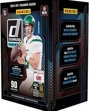 2024 Panini Donruss Football Trading Cards Blaster Box (Downtown Inserts)(Jayden Daniels)