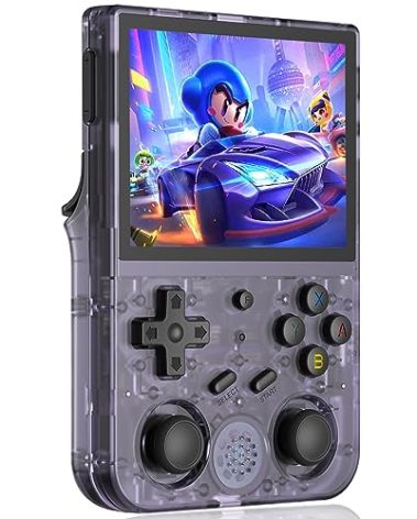 RG353V Retro Handheld Game with Dual OS Android 11 and Linux,RG353V with 64G TF Card Pre-Installed 4452 Games Supports 5G WiFi 4.2 Bluetooth Online Fighting,Streaming and HDMI