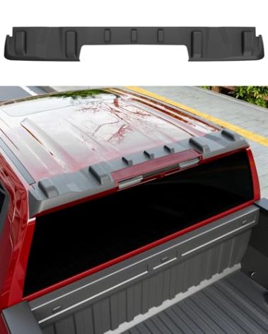 CZmenghe Rear Roof Protector Compatible with 2019-2025 Chevy Silverado 1500 ZR2 Truck Cab Spoiler Replacement for 2019-2025 Chevy Silverado 1500 Accessories