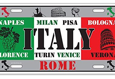Dimension 9 Home Decorative Plates, Italy, Large
