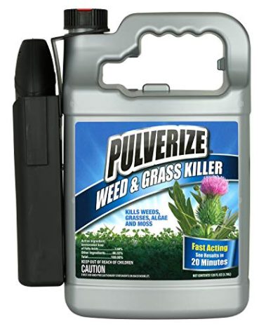 Pulverize PWG-B-128-S Grass Ready to Use Weed Killer, 128 Fl Oz (Pack of 1), Clear