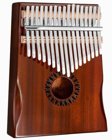 Kalimba Thumb Piano 17 Keys, Portable Mbira Finger Piano Gifts for Kids and Adults Beginners