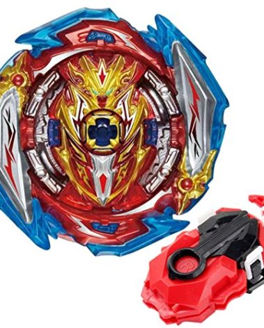 Bey Battling String Launcher, Infinite Achilles Top Burst Launcher Set, DB Left and Right Spin Launcher Compatible with All Bey Burst Series - Red