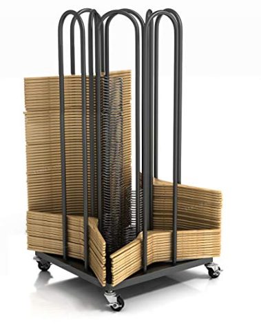 Hanger Organizer Stacker,4 in 1 Hanger Rack Stand with Swivel Caster Wheels for Laundry Room, Retail Store (Black, 1)