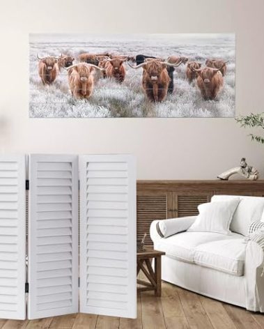SOFE Wood Short Room Divider 3 Panel, 2.6 Ft Tall Shutters Folding Divider for Room Separation, White Room Partitions and Dividers Freestanding, Foldable Wall for Home Bedroom Office