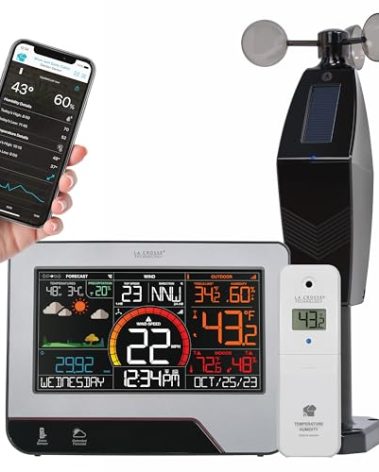 La Crosse Technology V23-WTH Wi-Fi Professional Color Wind + Weather System