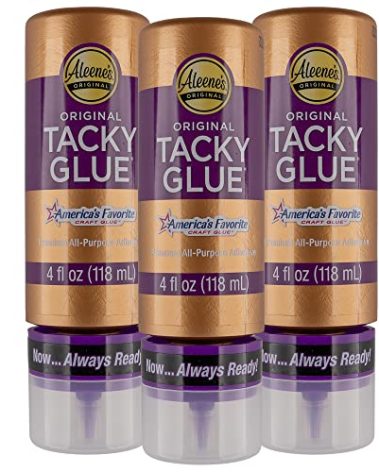 Craft County,All Purpose Tacky Glue – Dries Clear– 4 OZ – 3 Pack,White