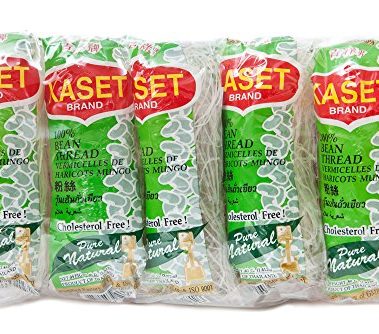 Kaset Bean Thread Glass Noodles 1.41 Oz (40 G) x 10 From Thailand BIG PACK