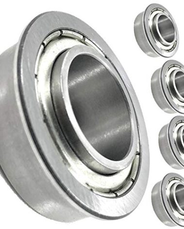 (4 Pack) HD Switch Front Wheel Bearings Replaces Toro 114-1640 TimeCutter, Exmark Quest, Radius, Pioneer Mowers - Bushing to Bearing Conversion Kit - Steel Seals