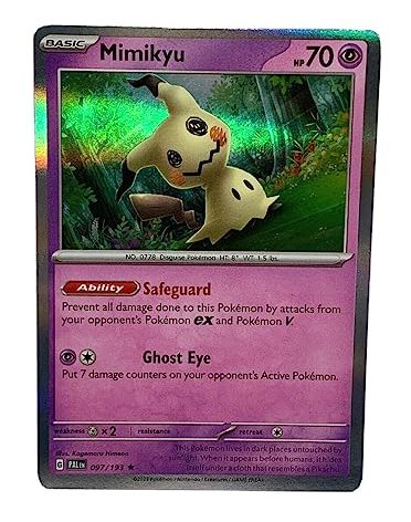 Pokemon - Mimikyu 097/193 - Paldea Evolved - Holo Rare Card