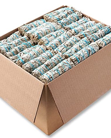 100 White Sage Smudge Sticks Wholesale Bulk - Sustainably Grown for Healing, Stress Relief, Spiritual Use & Personal Development