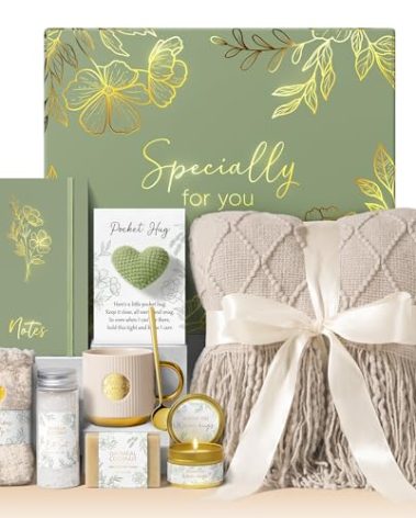 Self Care Gifts for Women Get Well Soon Gift Baskets, Birthday Gifts for Women Spa Care Package,Sympathy Inspirational Thinking of You Valentines Day Gift Set for Her Wife Girlfriend Mom Sister Friend
