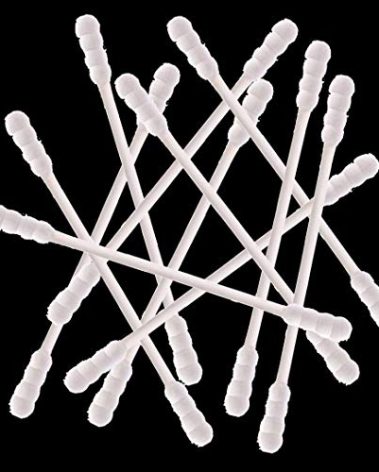 800 Pieces Cotton Swabs, Double Spiral Tipped with Paper Stick, Quality Cotton Heads- Sturdy Handle - Multipurpose, 4 Packs, 200 Pieces 1 Pack